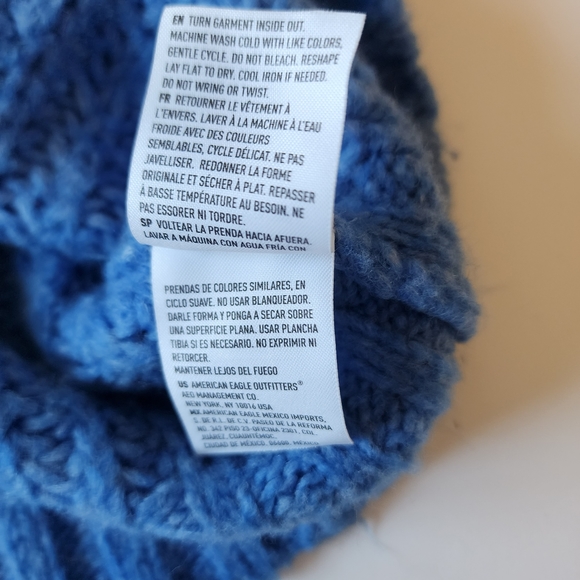 American Eagle Sweater X Small Blue - Picture 4 of 15